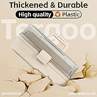 Vista 4 de 12.5in 3-Layer Multipurpose Craft Organizers and Storage with Adjustable Dividers, Portable Tackle Box, Folding Art & Craft Case for Medicine, Tool