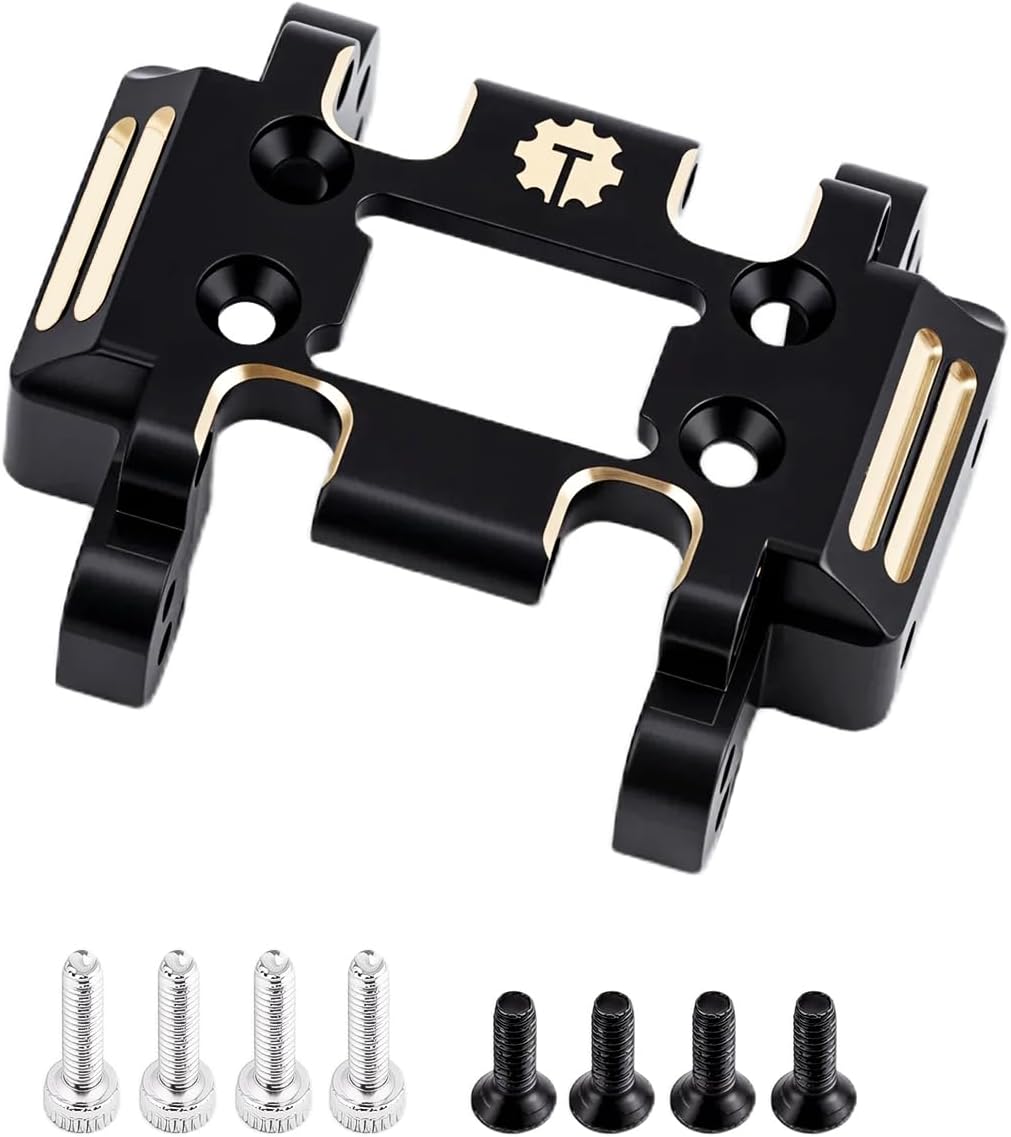 Brass Skid Plate for Redcat Ascent-32 1/32 RC Crawler Car Upgrades,Black Coating