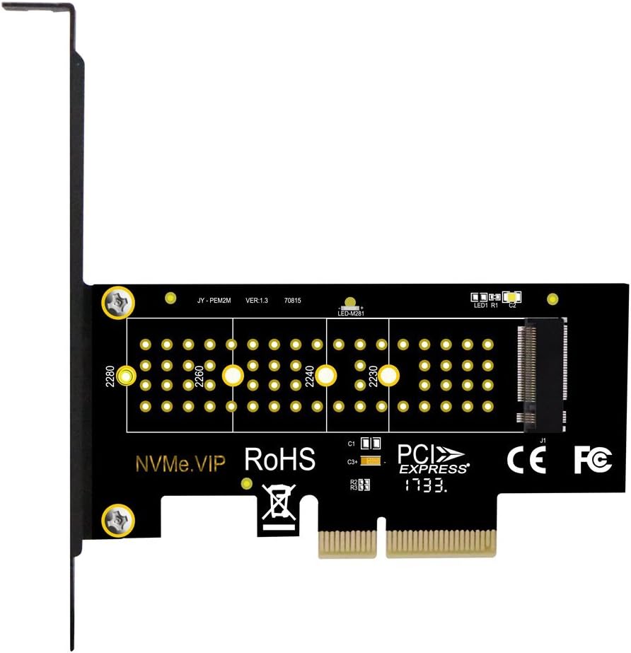 M.2 NGFF PCIe SSD to PCI Express 3.0 x4 Adapter Card