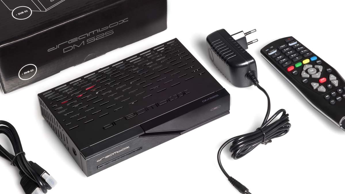 Dreambox DM525 1x DVB-C/T2 HD Digitaler Receiver (mit 1x CI Modul) schwarz