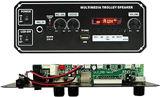 Generic Placa de decodificação de MP3 Bluetooth Placa de amplificador de áudio Decodificação dupla Desligar função de memória Luz RGB MP3 WMA WAV Flac Ape