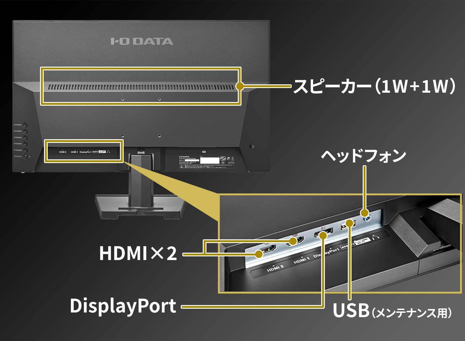 Amazon.co.jp: IODATA ゲーミングモニター 23.8インチ FHD 1080p 75Hz 