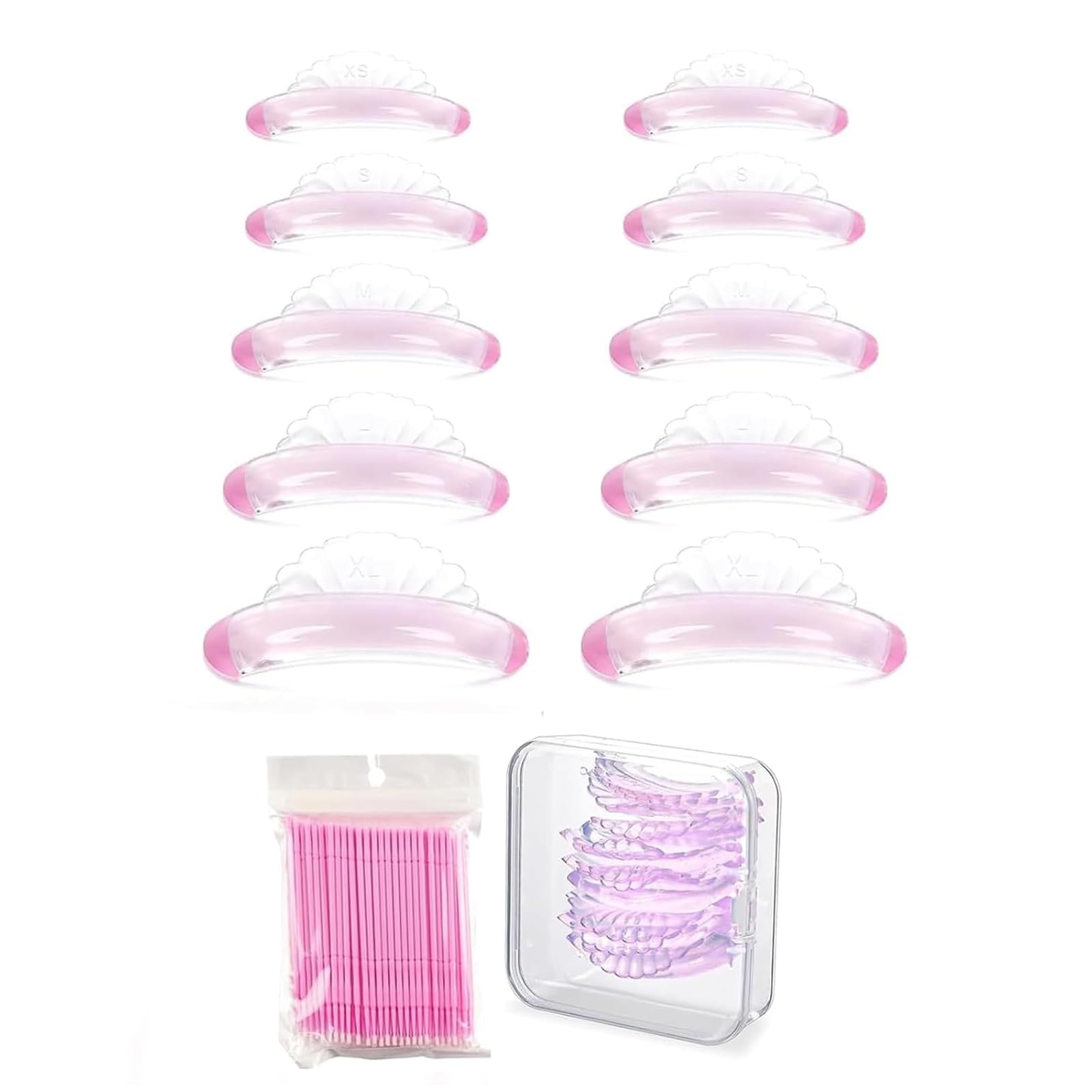 110Pcs Lash Lift Kit, Eyelash Lifting Kit, Eyelashes Set Ideal for Beauty Salons, Lash Technicians, Home Personal Use, Makeup Studios and Training Courses-image-45