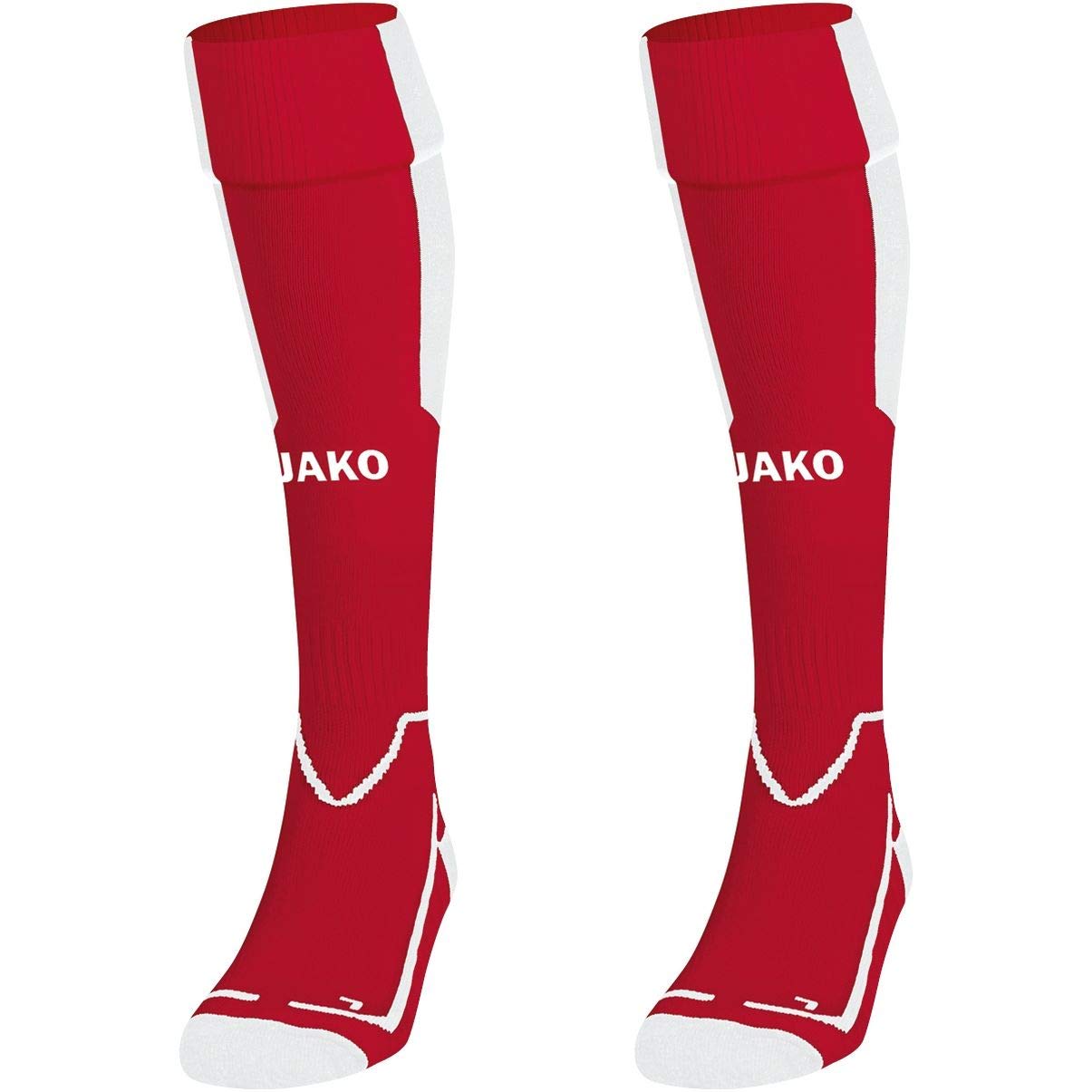 JAKO Unisex's Lazio Socks, Chili red/White, 5 (43-46)