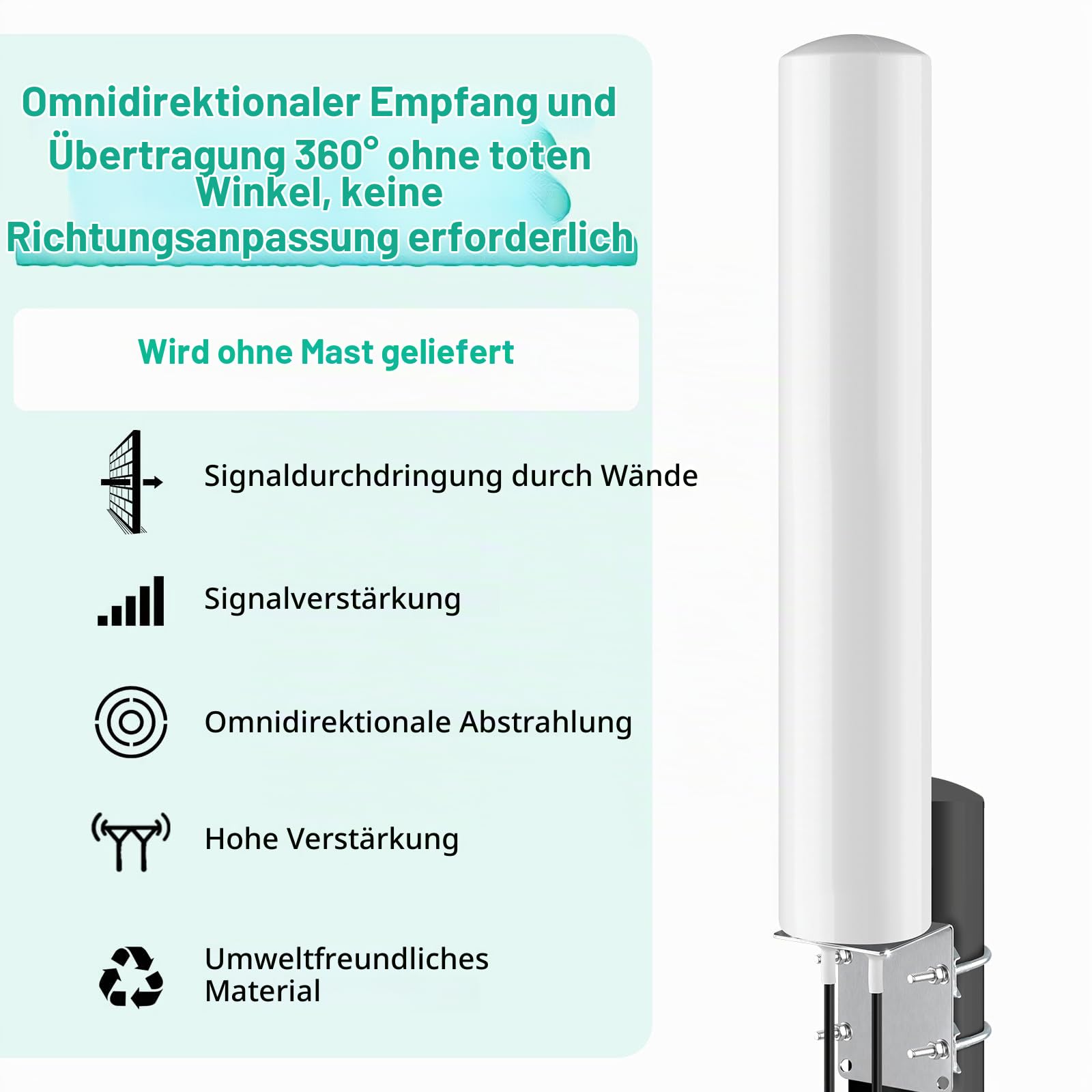 4G LTE 5G Antenne Outdoor Externe Mimo Omnidirektional 600-6000 MHz