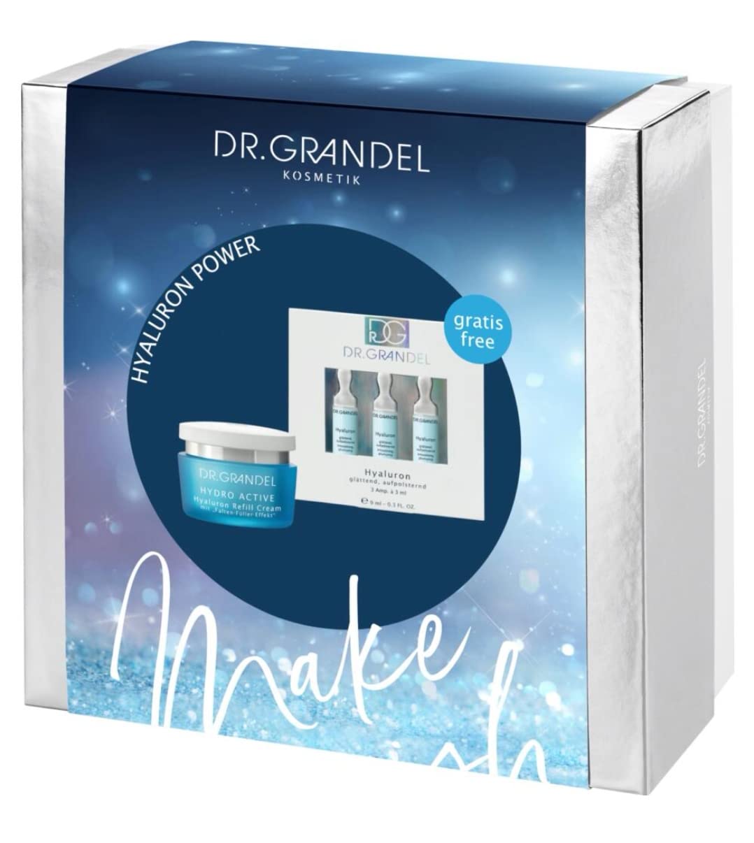 Dr. GrandelHyaluronic Power Gift Box with Dr. Grandel Hyaluronic Refill Cream 50 ml + Hyaluronic Ampoules 3 x 3 ml
