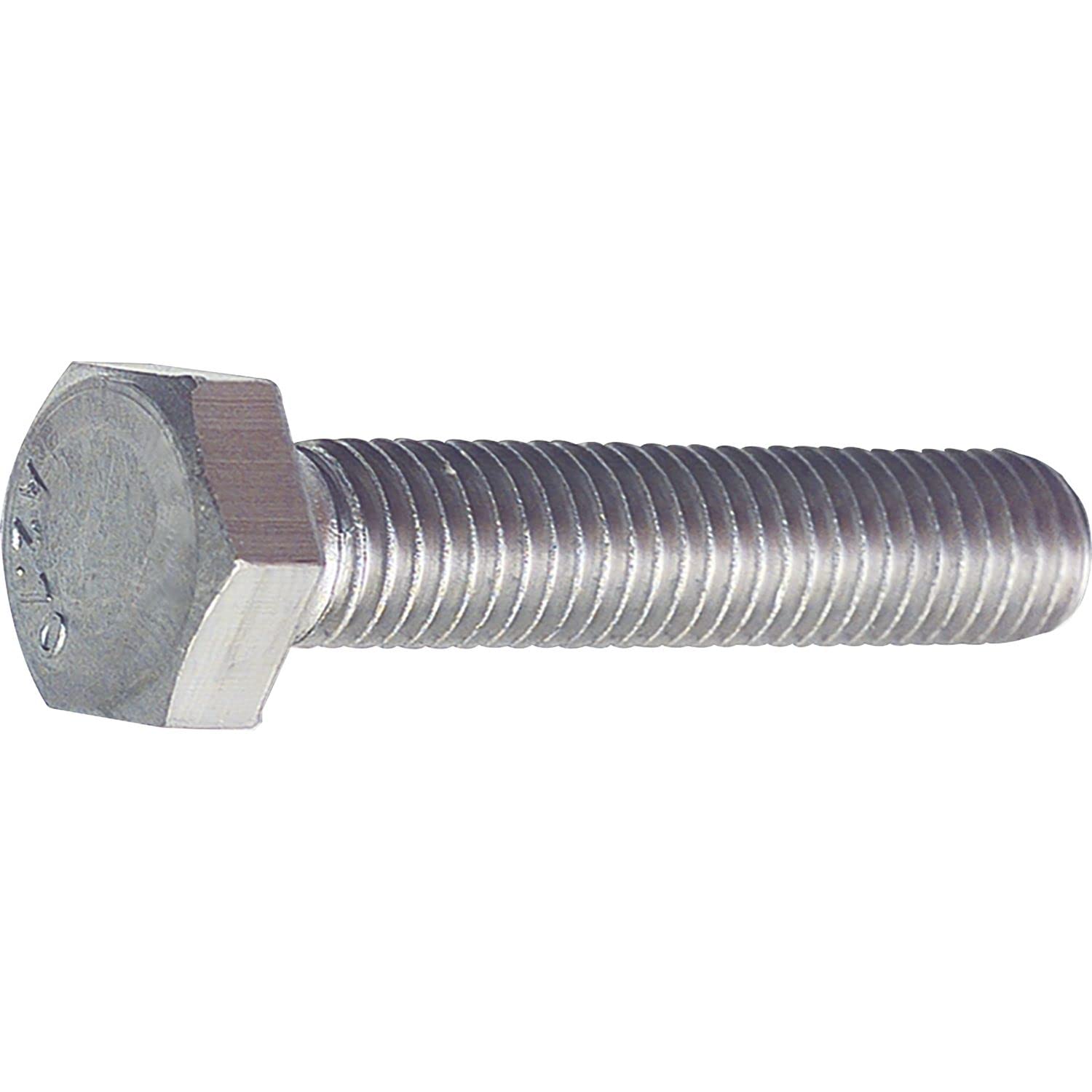 Vis hexagonales M10 x 65 inox A2 DIN 933 fixation boulon acier inoxydable pas cher
