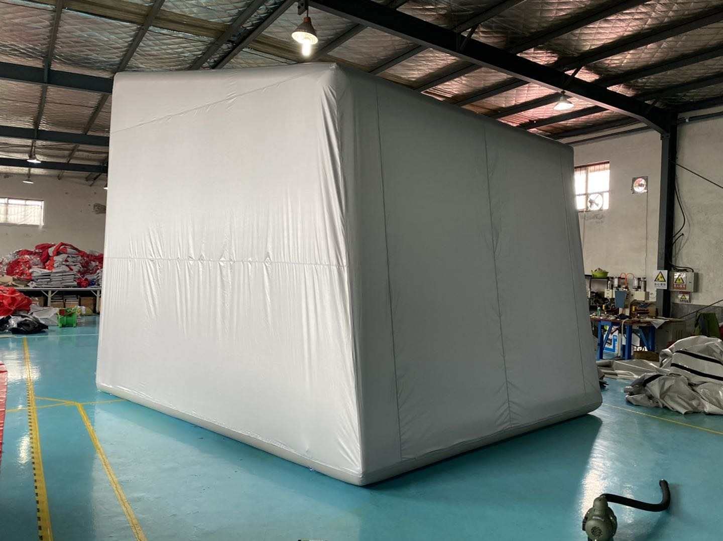 Tienda de campaña inflable hermética para práctica de golf para interiores y exteriores