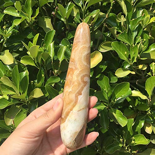 Decor Stone Natural Agate Quartz Crystal Healing Massage Wands Stone Massage Reiki Stick