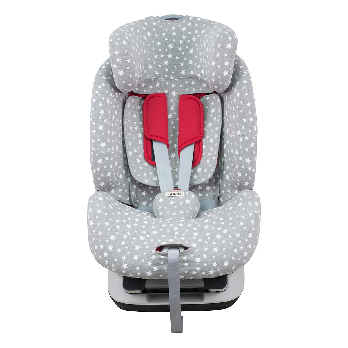 JYOKO KIDS Rivestimento Seggiolino auto compatibile con Chicco Seat Up 0 1 2 e YOUniverse (White Star)