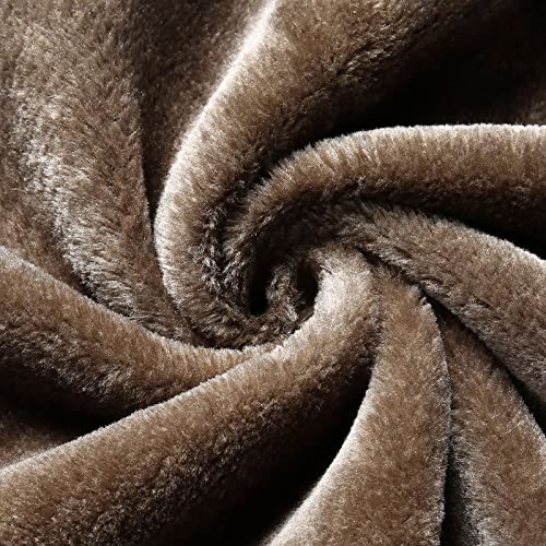 Mens Fleece Jacket Winter Casual Plush Thick Stand Collar Coat Thick Thermal Jacket Outerwear Fleece Solid Loose Coat3