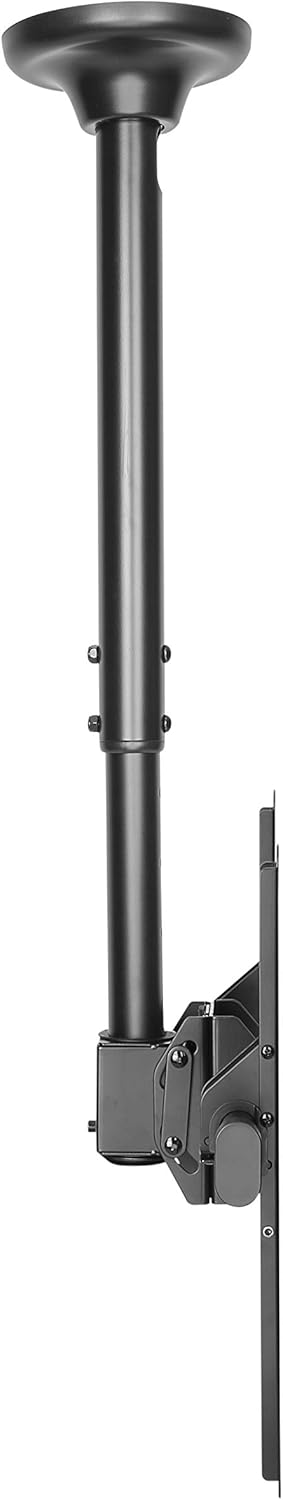 TV Ceiling Mount, Telescopic Full-Motion for 37"-70" TVs Sizes, Max Weight Capacity 110 lbs. Max VESA 400x600, with Free Tilting Design and Built-in Level.