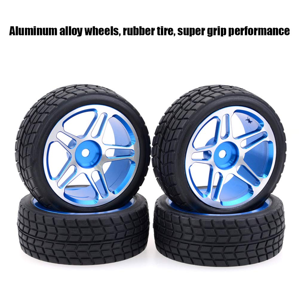 ZD Racing 1/10 Zestaw samochodowy RC z napędem na 4 koła W pełni zmontowane podwozie ze stopu aluminium Wysokowydajne gumowe opony dla entuzjastów hobbystów Dzieci Dorośli (Blue)
