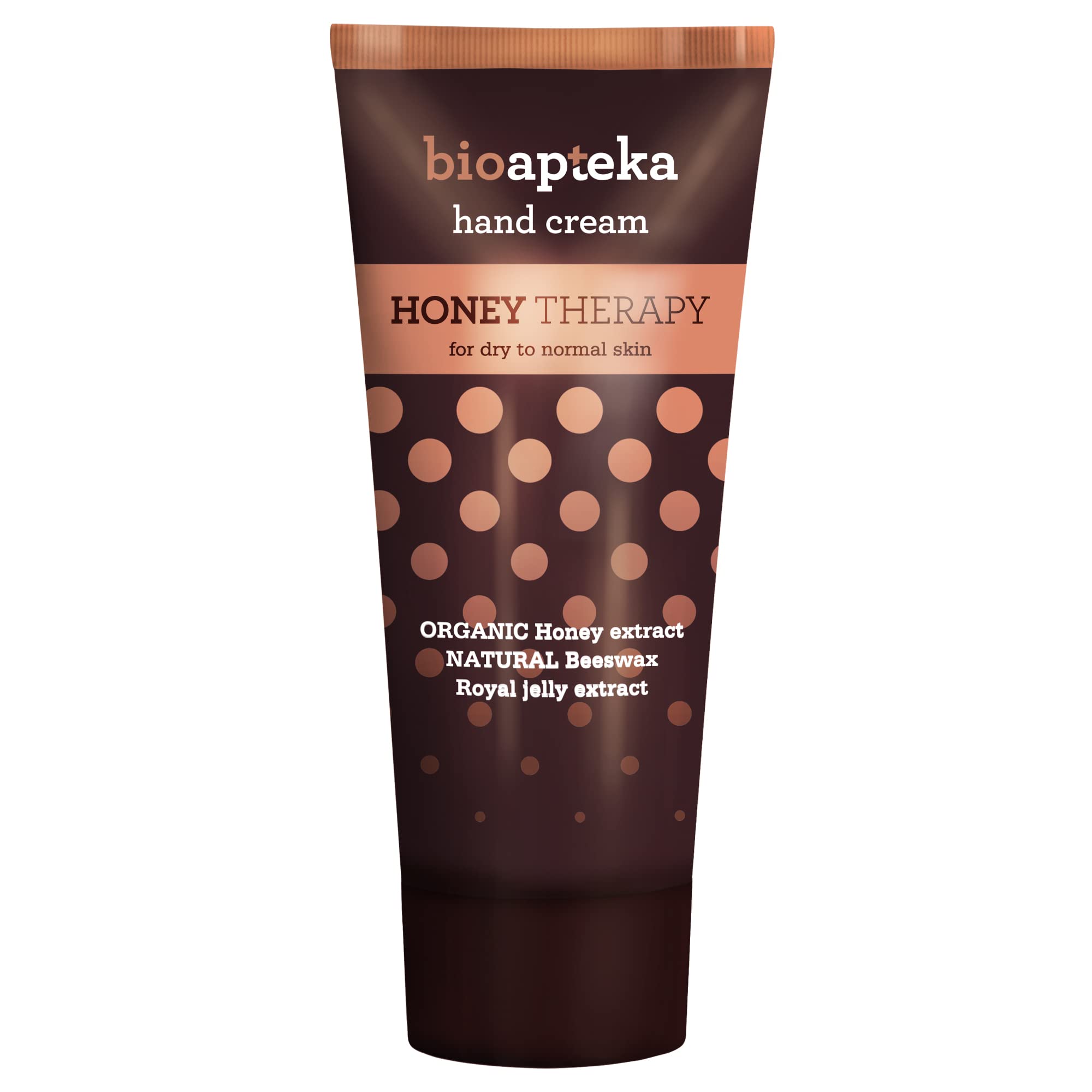 Honey Therapy Hand Cream with Organic Honey Extract, Royal Jelly Extract and Natural Beeswax and for Normal to Dry Skin, 100 ml