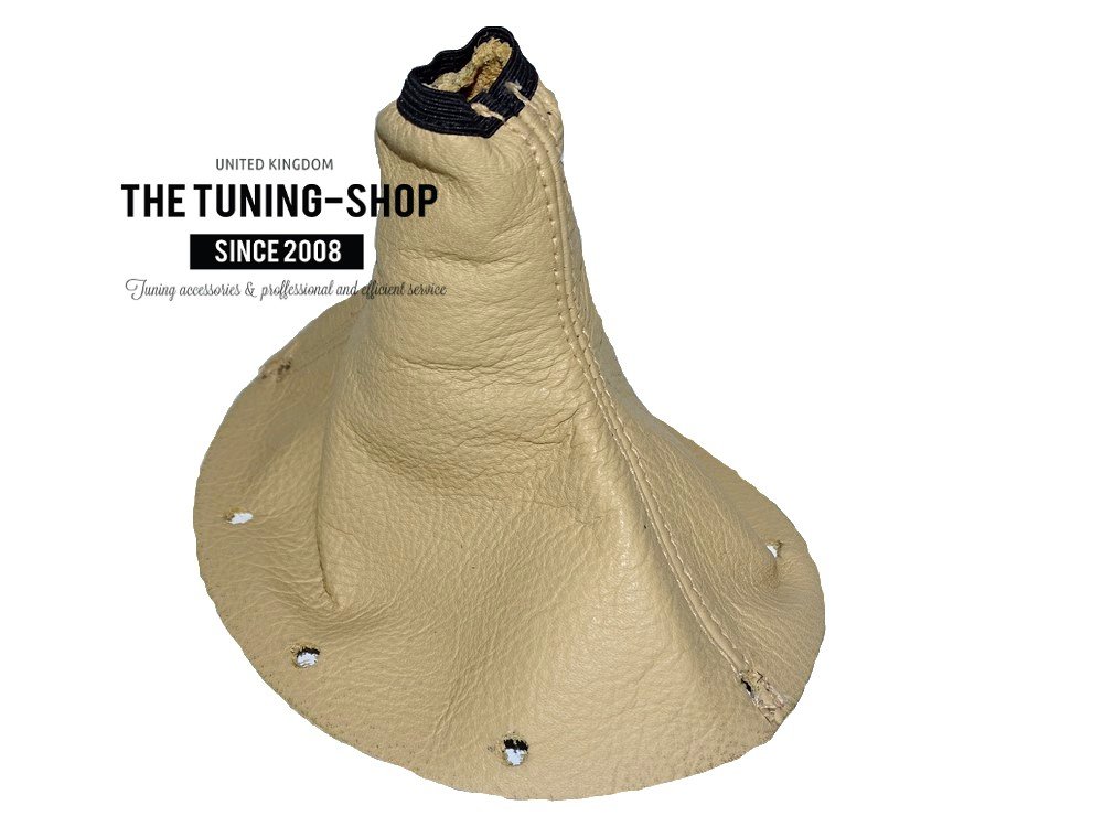The Tuning-Shop for Audi TT 1998-2006 Shift Boot Beige Genuine Leather