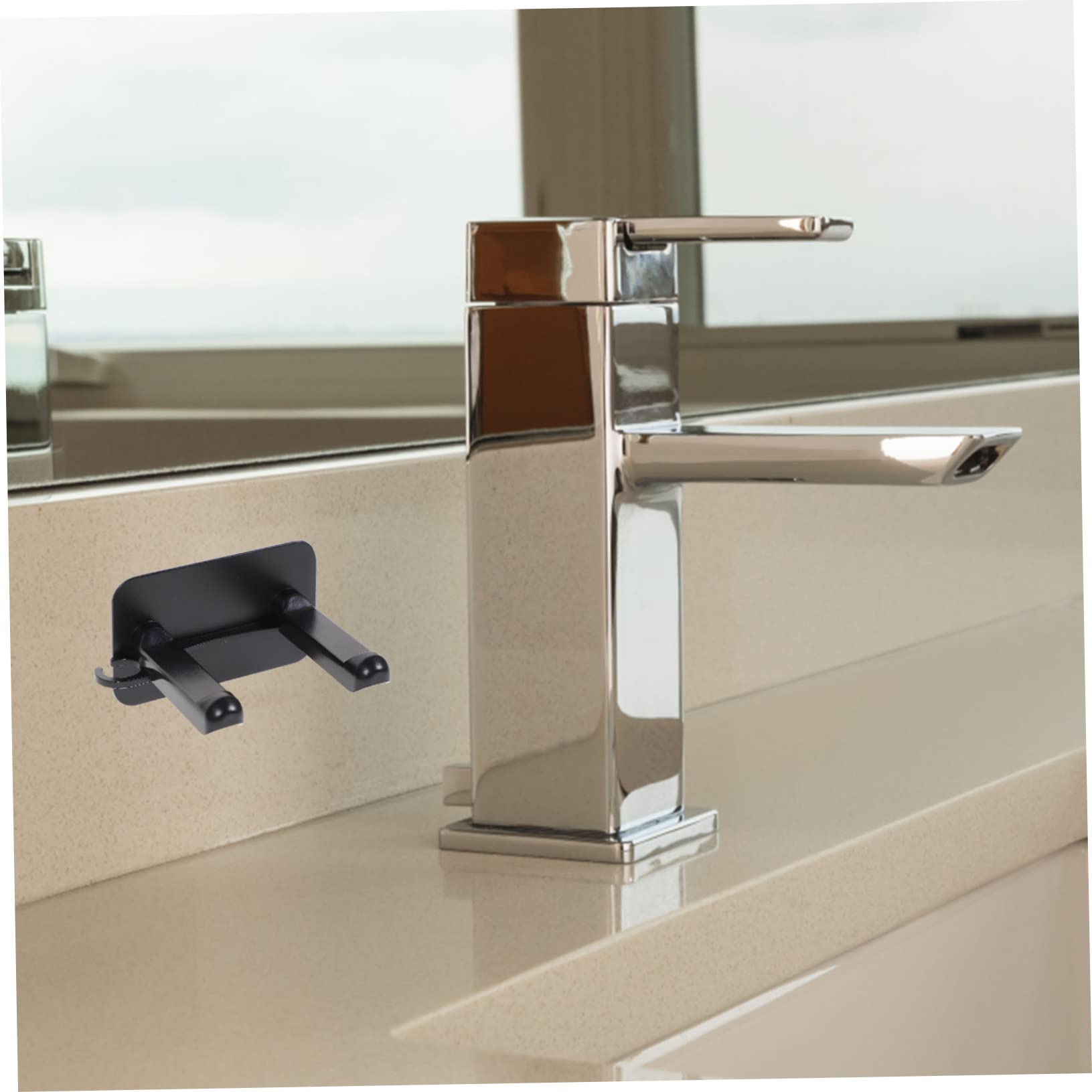CALLARON 3pezzi Supporto Per Asciugacapelli Adesivo Foratura Asciugacapelli Parete Organizer Per Strumenti Toeletta Ripiano Chiavi e Accessori Per