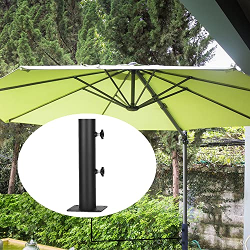 Patio Umbrella Outdoor Holder Heavy Duty Steel Outdoor Umbrella Base,Umbrella Mount Umbrella Clamp Universal On Deck Or Patio Umbrella Holder Stand For Decks,Docks,Pontoons,Patios,Picnic Tables #TOP4