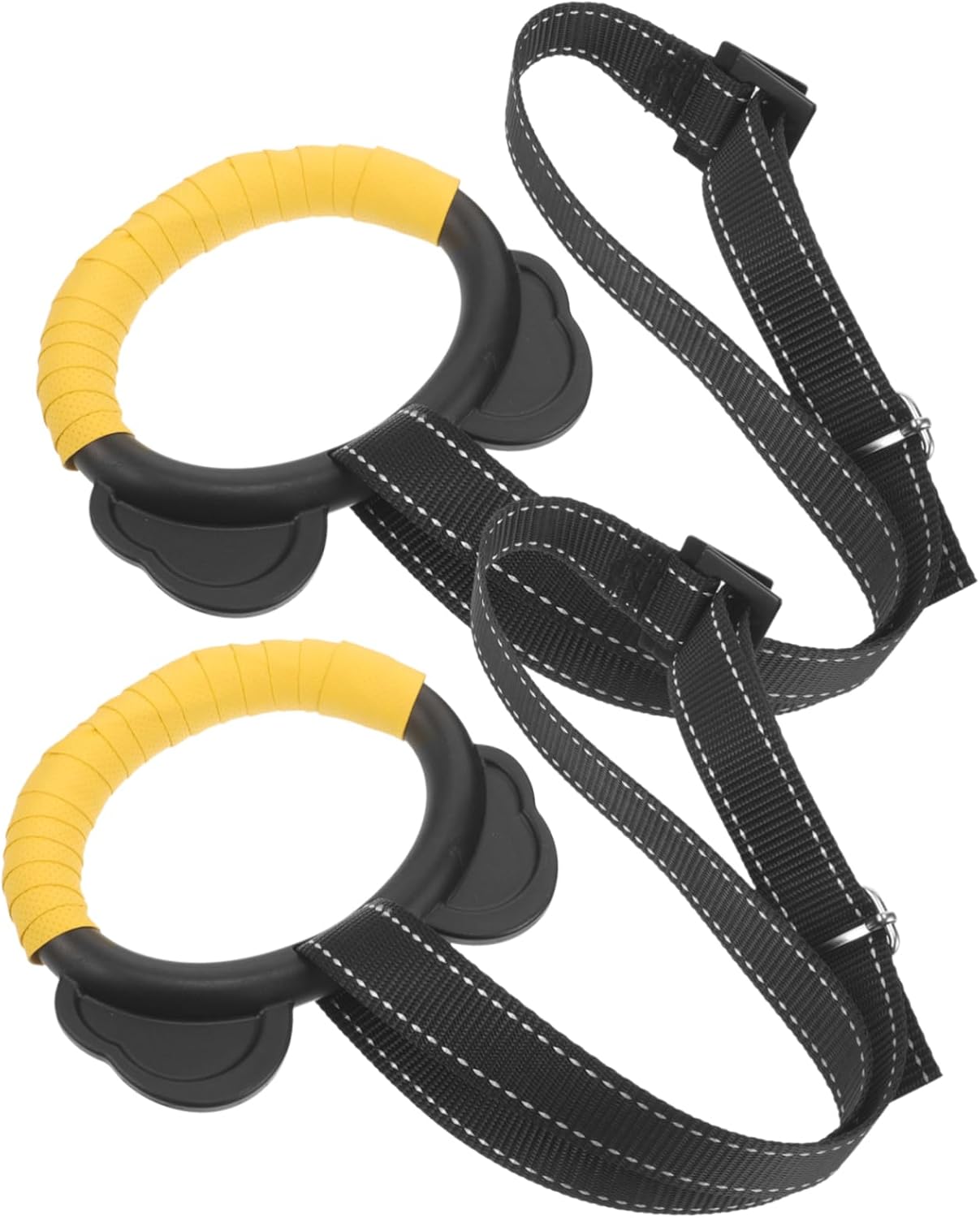 KICHOUSE 1Set Portable Gymnastics Rings for Durable Calisthenics Rings with Straps for Home Workouts Enhance Flexibility and Upper Body Strength