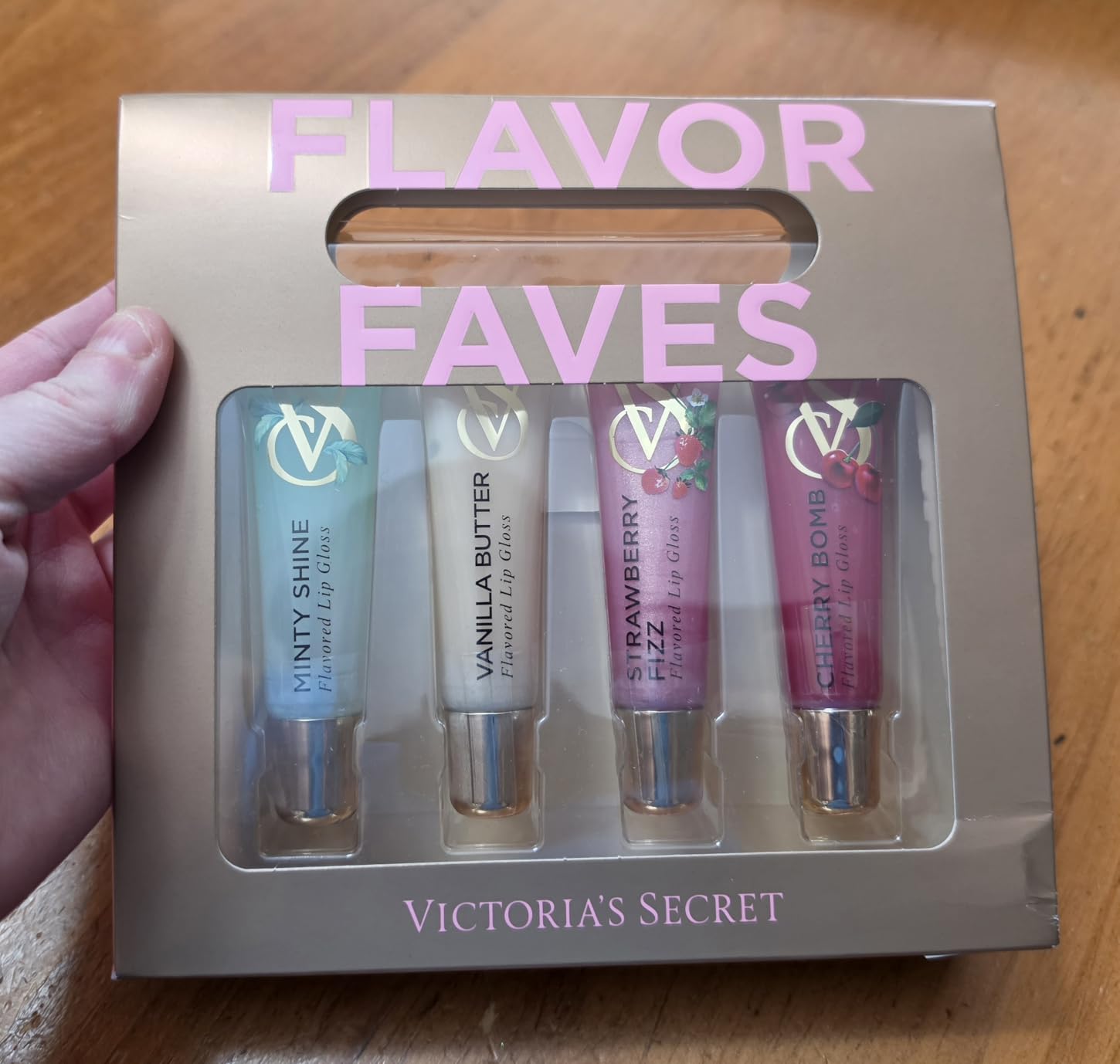 Victoria's Secret 4-Piece Flavor Favorites Lip Gloss Gift Set, Giftsets for women