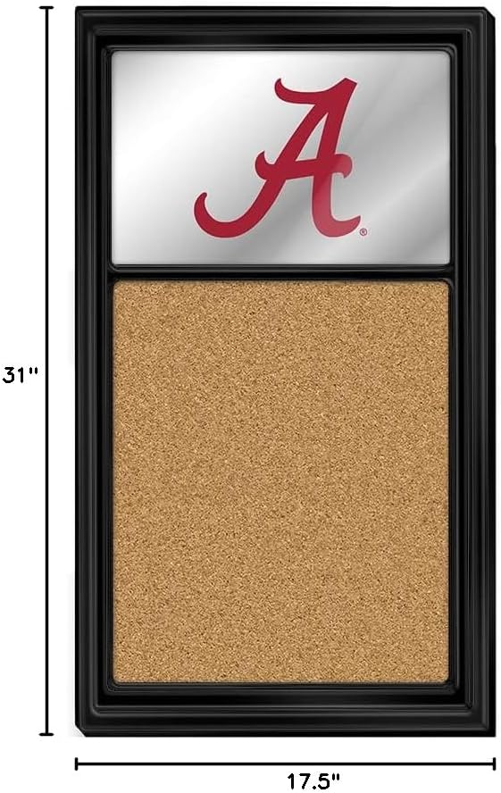 The Fan Brand NCAA Alabama Crimson Tide - Script A - Sports Team Bar Sign Décor: Home, Dorm, Garage, Office, Fan Cave