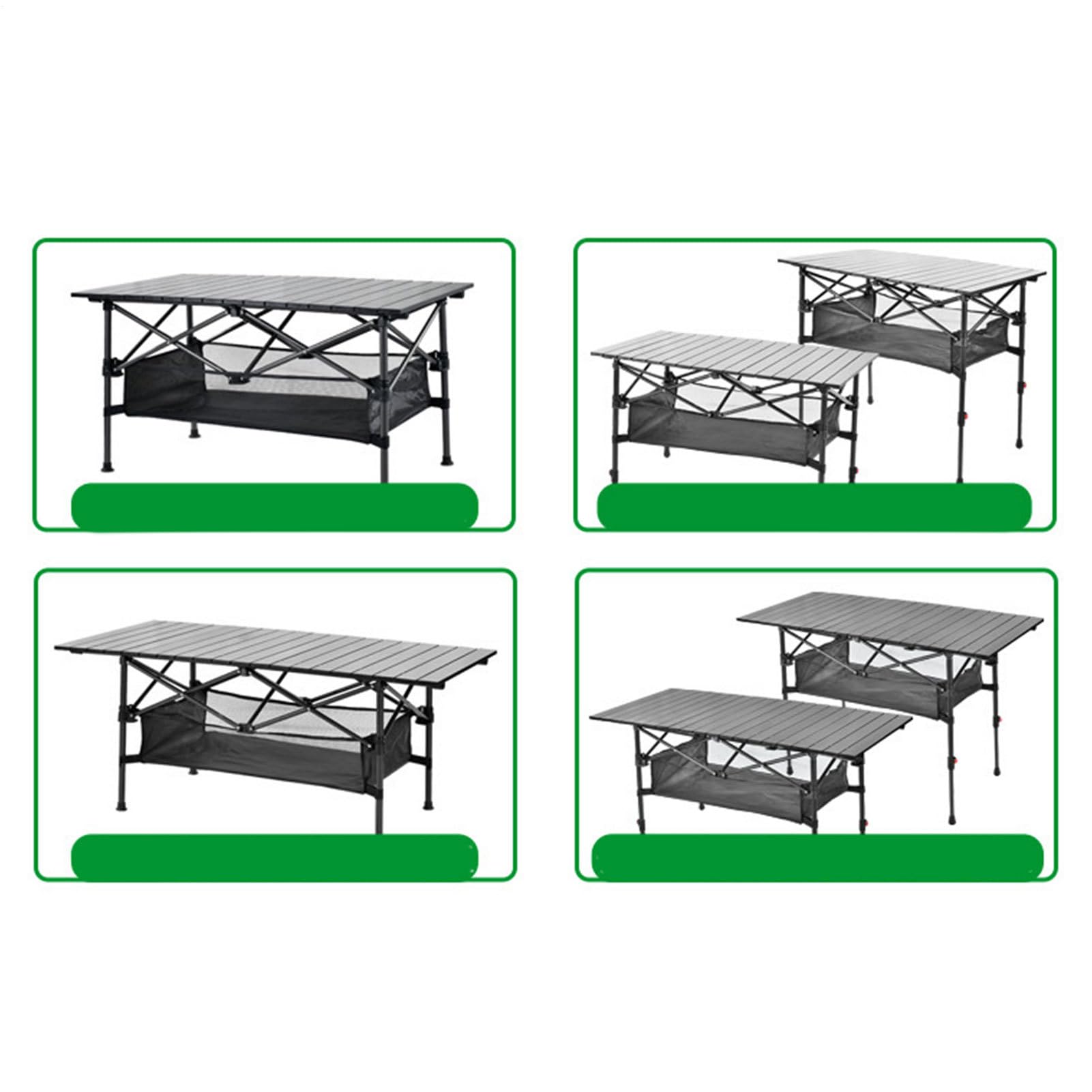 Aufbewahrungstasche unter dem Tisch – Hänge-Organizer, tragbare Campingtasche für Tisch im Freien, großer Stauraum für Campingreisen, Element