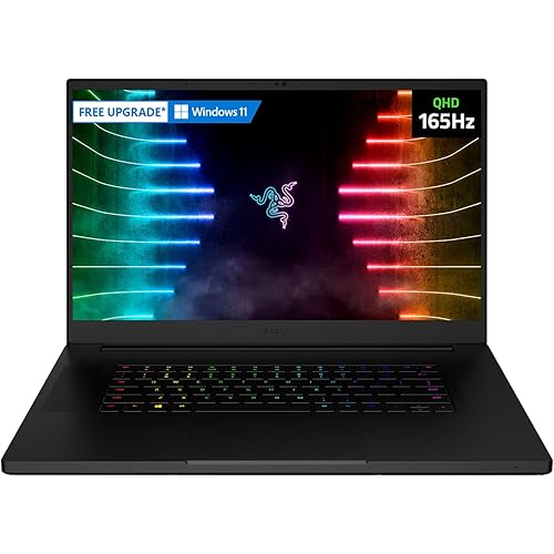 Razer Blade Pro 17 Gaming Laptop 2021: Intel Core i7-11800H 8-Core, NVIDIA GeForce RTX 3060, 17.3" QHD 165Hz, 16GB RAM, 1TB SSD - Chroma RGB - Thunderbolt 3 - SD Card Reader