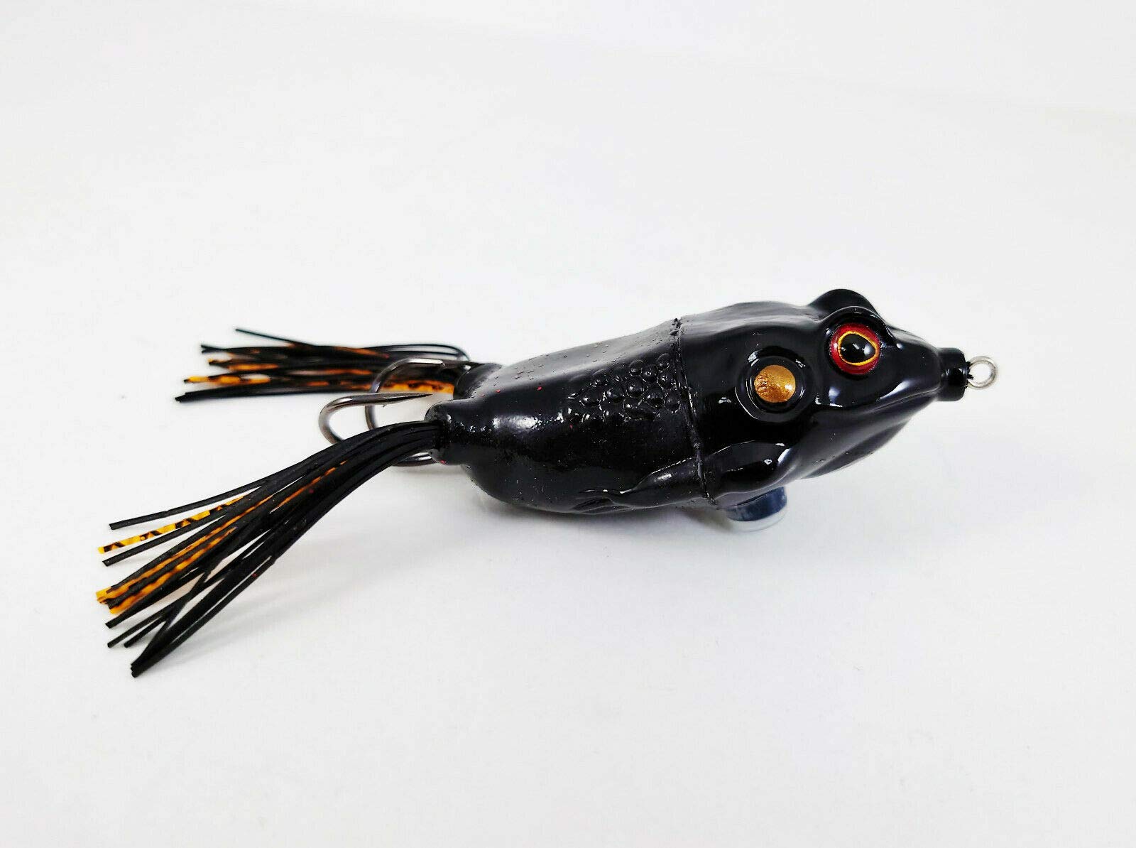 Rechargeable Fishing Lures Baits Crankbait Magna Strike Frog with Sound - Black