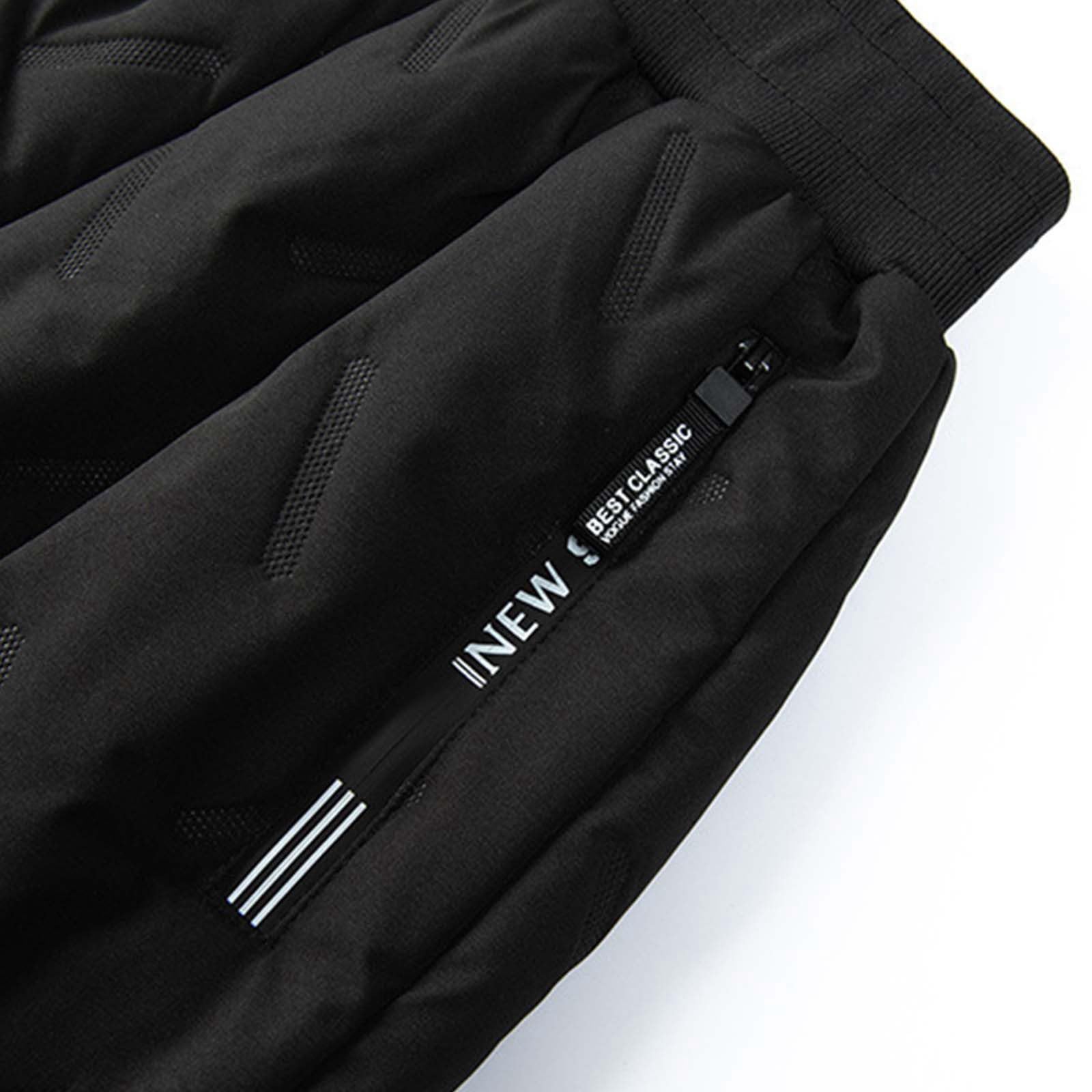 Pantalones de Nieve Gruesos y Cálidos para Niños Niñas 2-14 Años, Negro