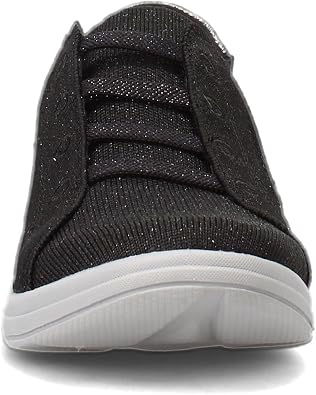 Bzees Womens Golden Knit Slip-On Sneaker