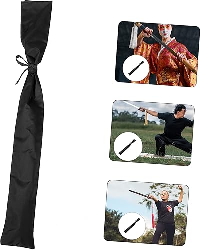 Miniatura 9 de Cabilock Bolsa de espada negra Katana Organizador para bolsa de mano negra Maleta Bokken Bolsa de transporte Correa de espadas