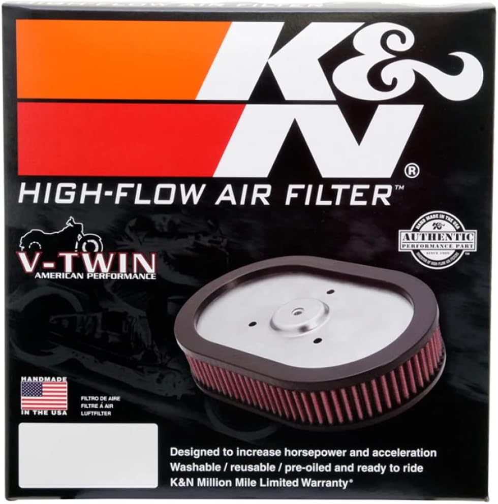 K&N Engine Air Filter: High Performance, Premium, Powersport Air Filter: Fits 2002-2010 BUELL (Firebolt XB12R, Lightning, CityX XB9SX, Long XB12SS, XB12SCG, Ulysses, and other select models) BU-9003