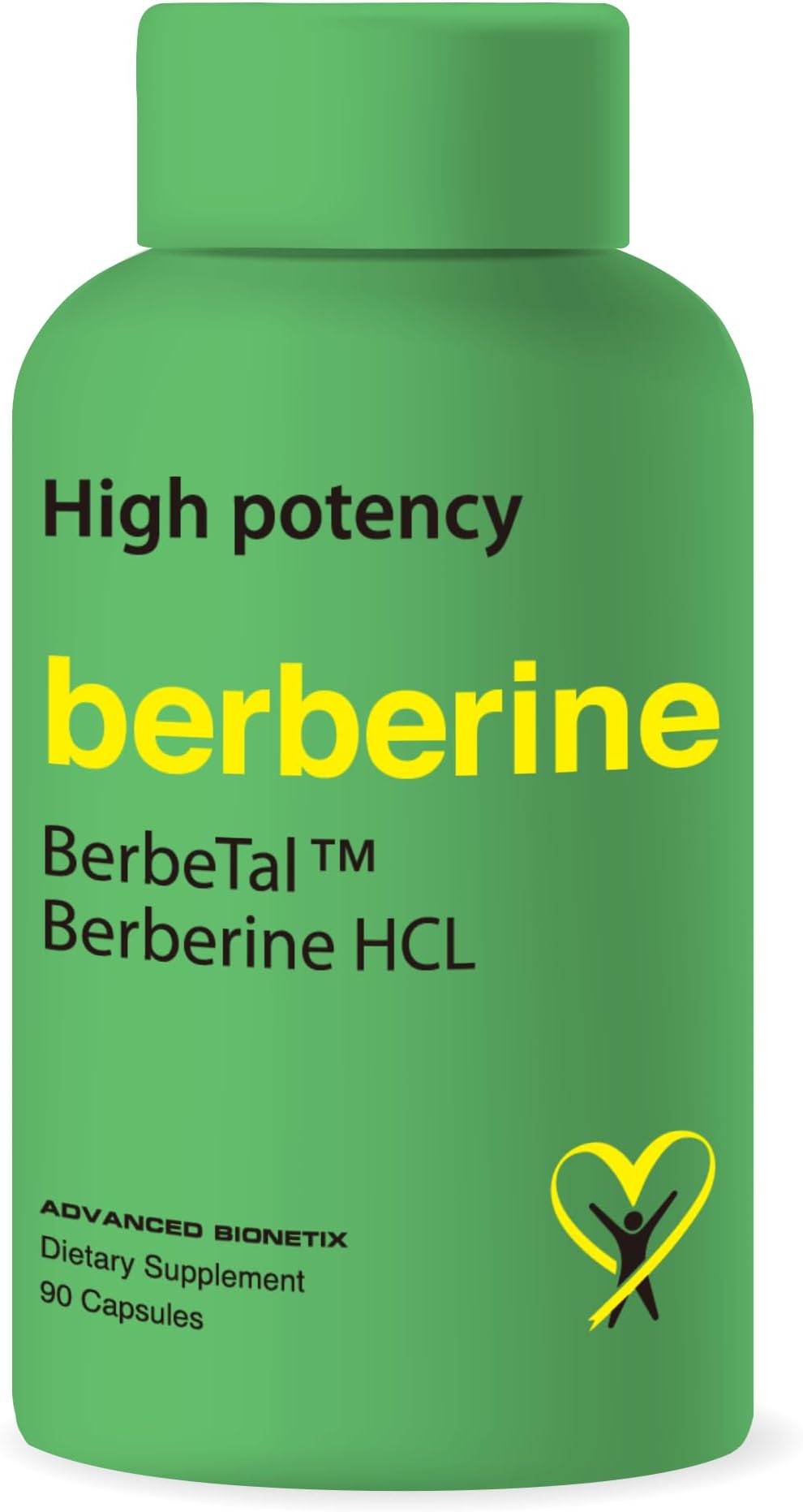 Advanced Bionetix 1500mg Advanced Bioavailability Micronized Berberine Supplement All Natural w/BerbeTal™ Support. 90 Total Capsules