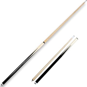 Freetime Fun 48 inch Pool Stick, Billiard Pool Cue Sticks 2-Piece Hardwood, Pool Table Accessories
