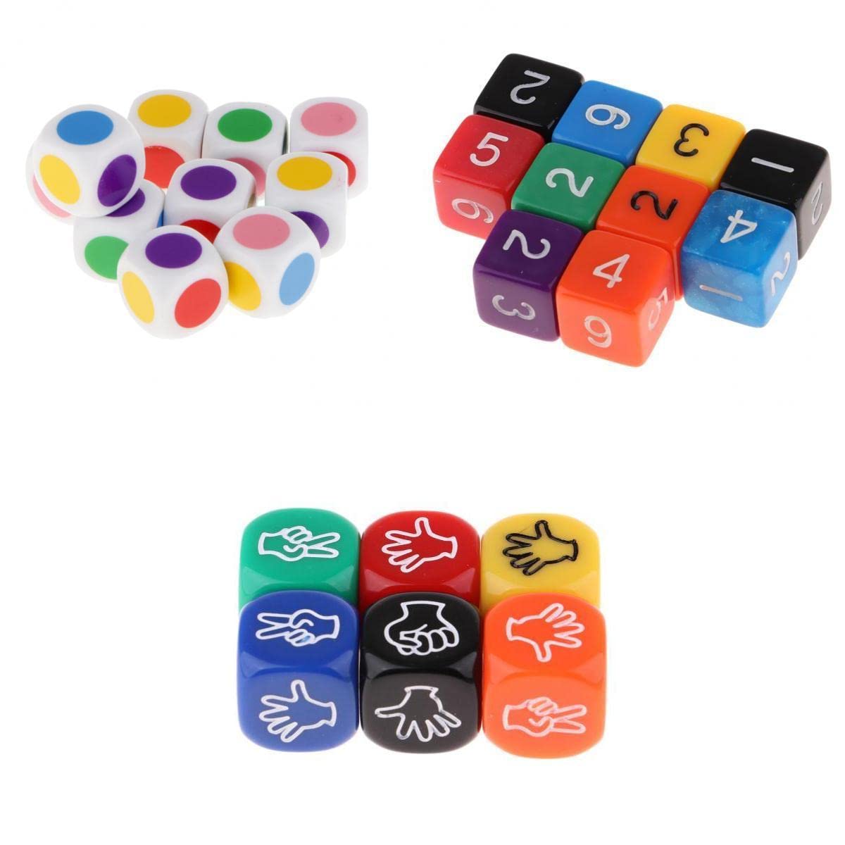 Toy Acrylic Dice Set 6 Sided Dice Set Contemporary Manufacture-image-41