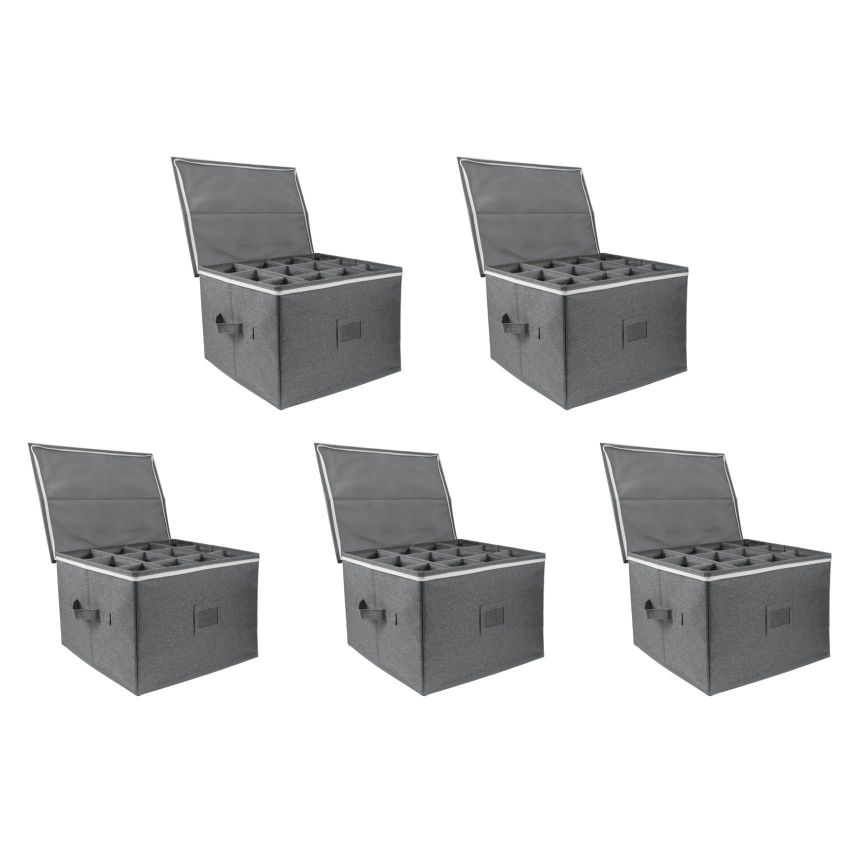Hndhbfgrt 5X Wine Glass Storage Box Goblet Storage Box