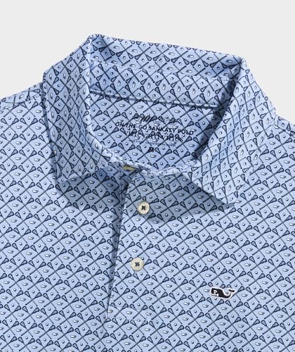 Image of Vineyard Vines Kids Printed Sankaty Polo (Toddler /Little Kids /Big Kids)