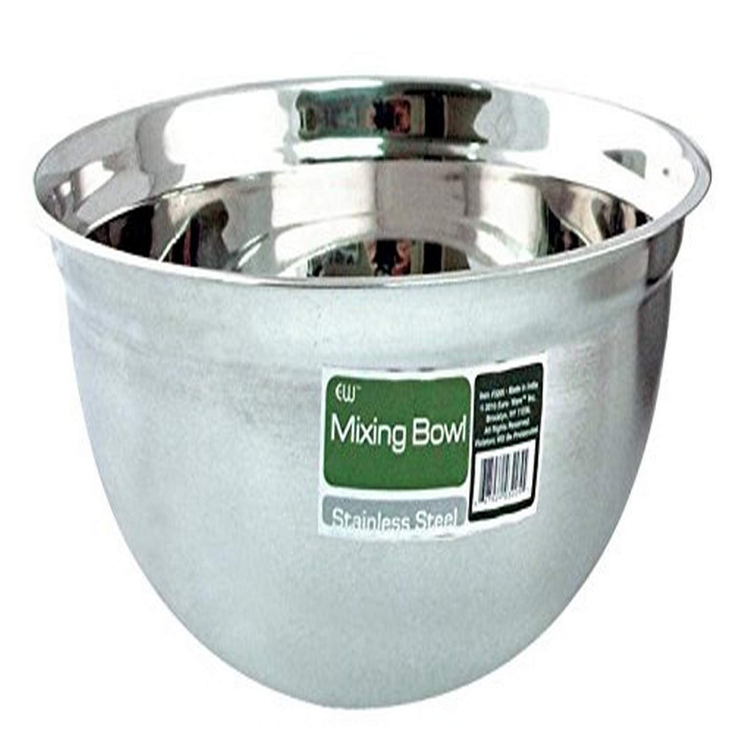 Euro-Ware Mixing Bowl, 8 Quart, Stainless Steel