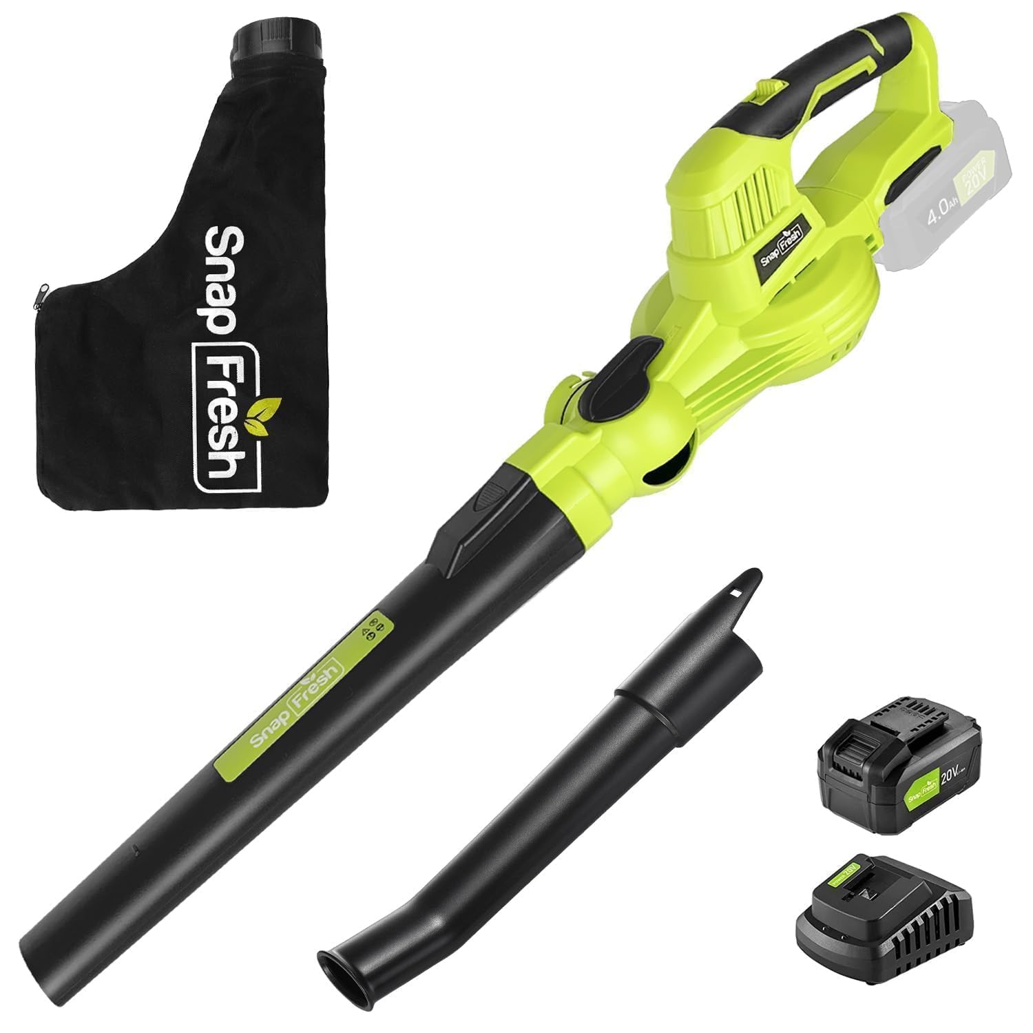 SnapFresh 2-in-1 Cordless Blower & Vacuum