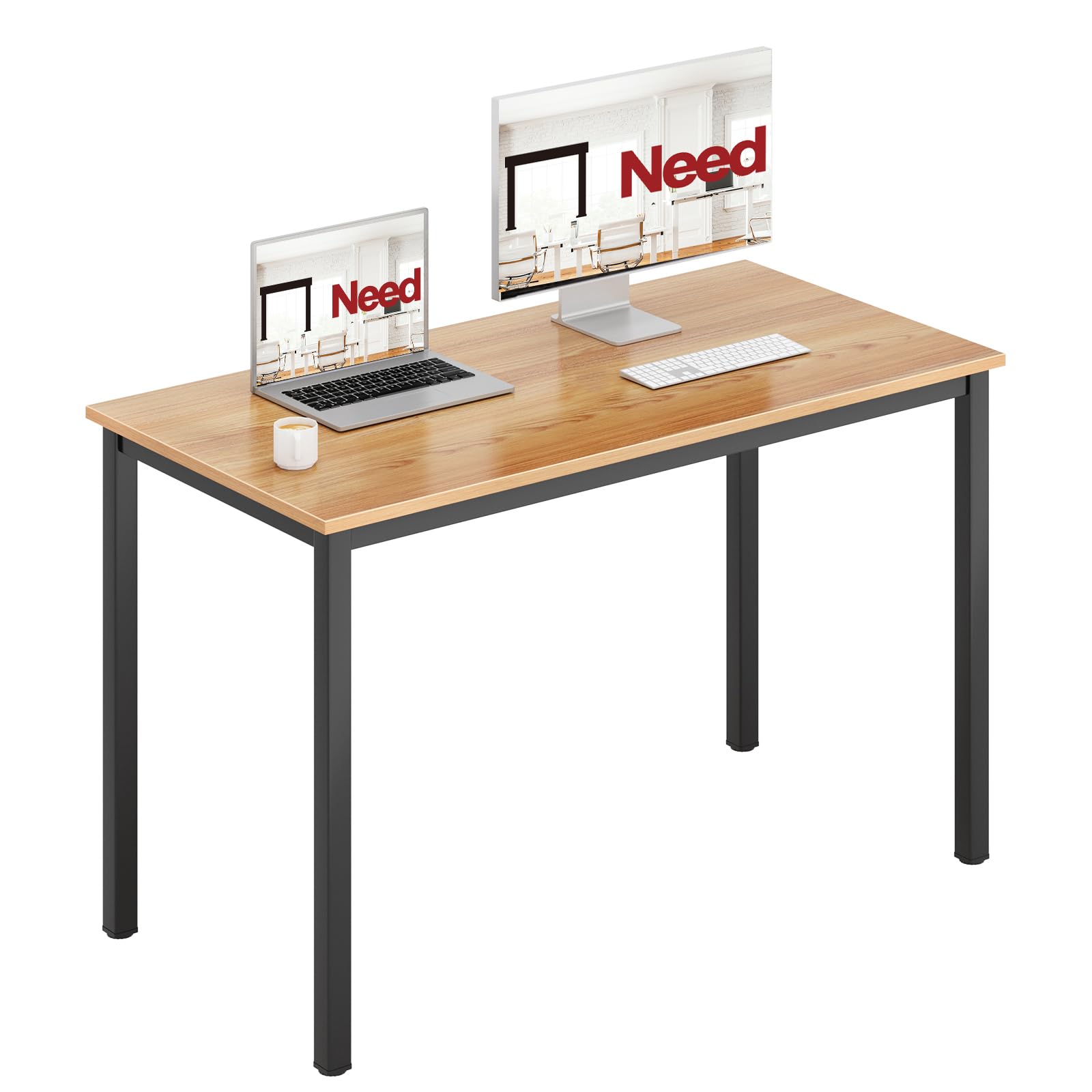 Need Office Computer Desk 47" Simple Heavy Duty Working Study Table,Modern Simple Style PC Writing Table,Home Office Writing Desk