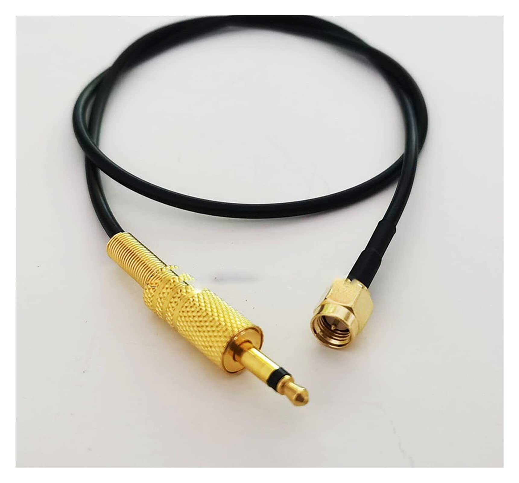 VAIGAI Yige Store RG174 SMA Mâle à 3,5 mm Mono 1/8 "Male p/lug Fit pour CC/TV Câble de fixation d'antenne de moniteur de caméra 15/20 / 30 / 50cm 1/2 / 3/5 / 10m(2m)