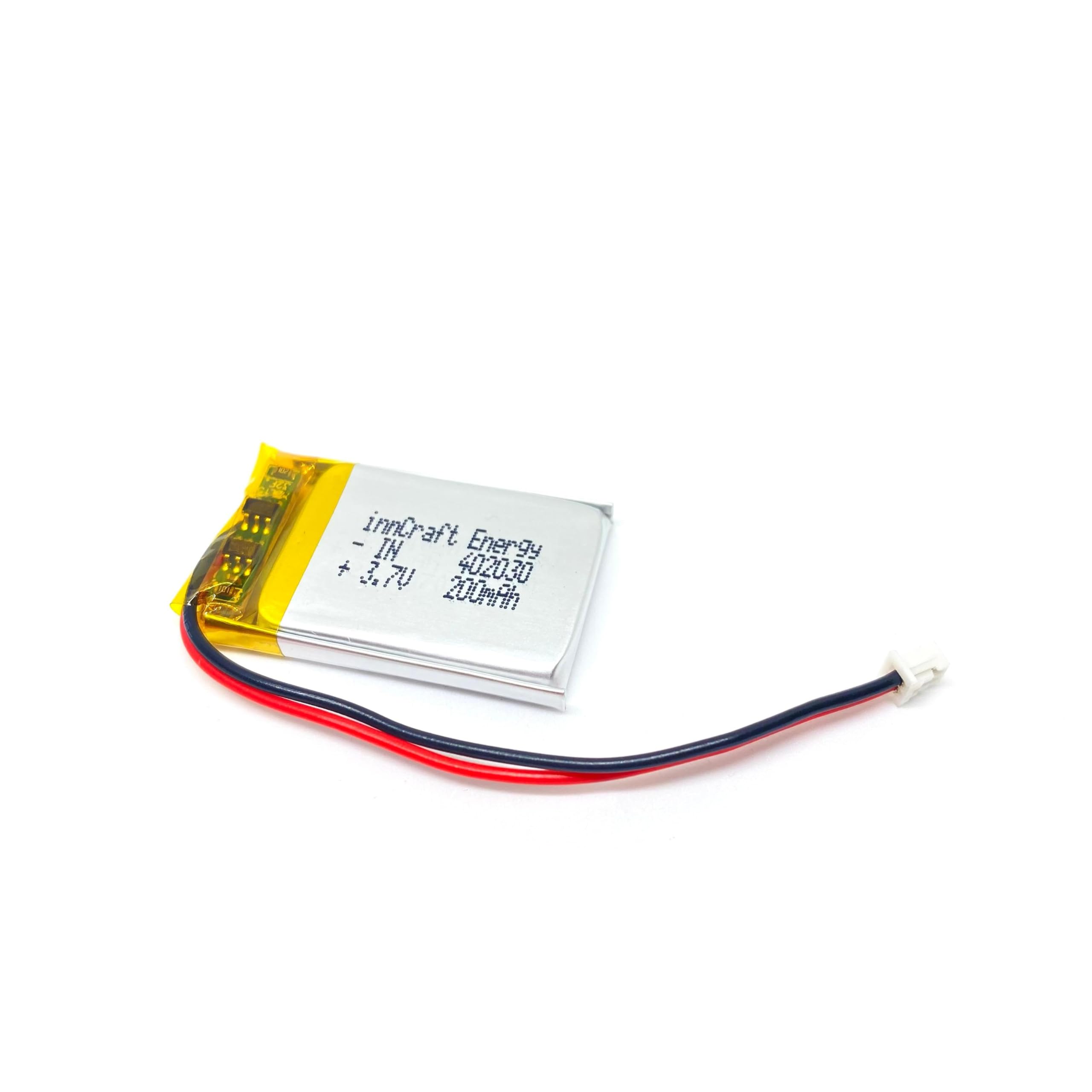 Akumulator Litowo Polimerowy innCraft Energy 200mAh 3.7V, 30x20x4 Model 402030 2P Molex 51021-020 1.25mm konektor