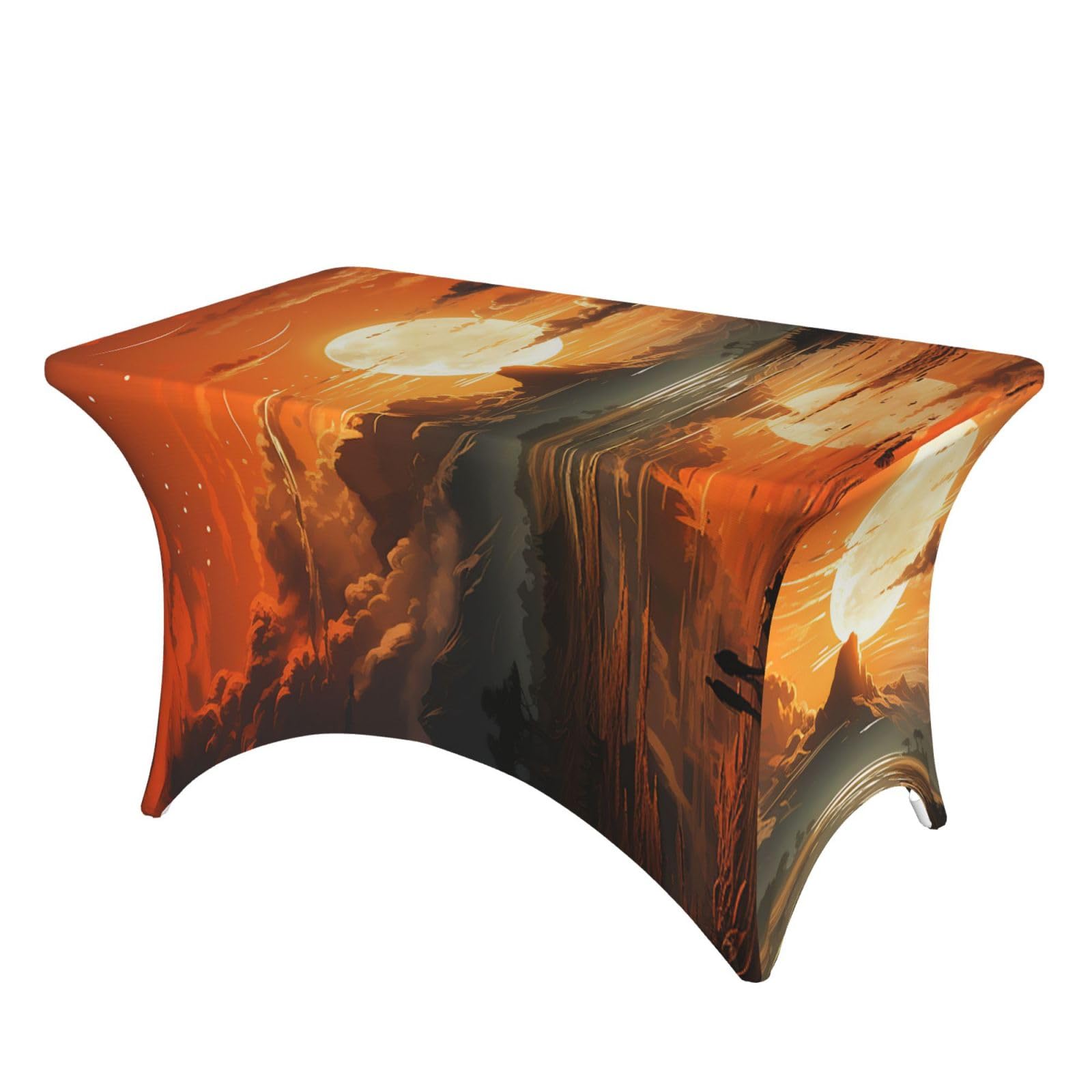 Nappe élasthanne infroissable pour table 1,2 m pour effacer les plis