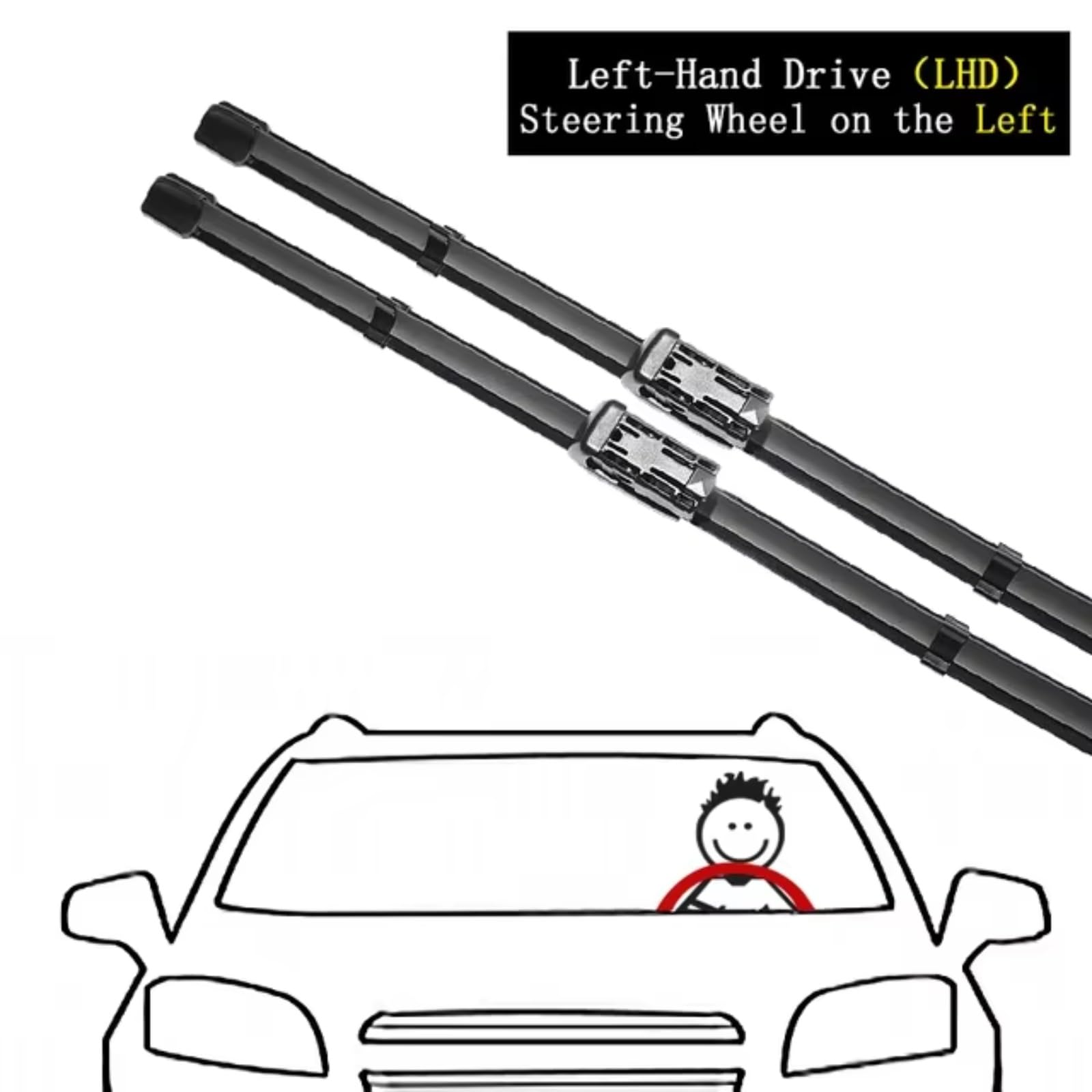 Kit Tergicristallo Compatibile Con Z4 Per G29 2019 2020 2021 2022 Anteriore Auto WBlades Gomma Pulizia Finestra Parabrezza Parti Di Ricambio Parabrezza Tergicristalli(LHD)