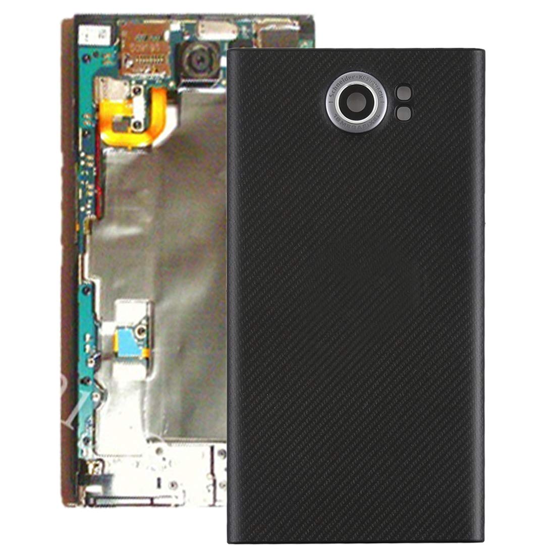 New Back Cover with Camera Lens for Blackberry Priv (EU Version)(Black) Believewang (Color : Black)