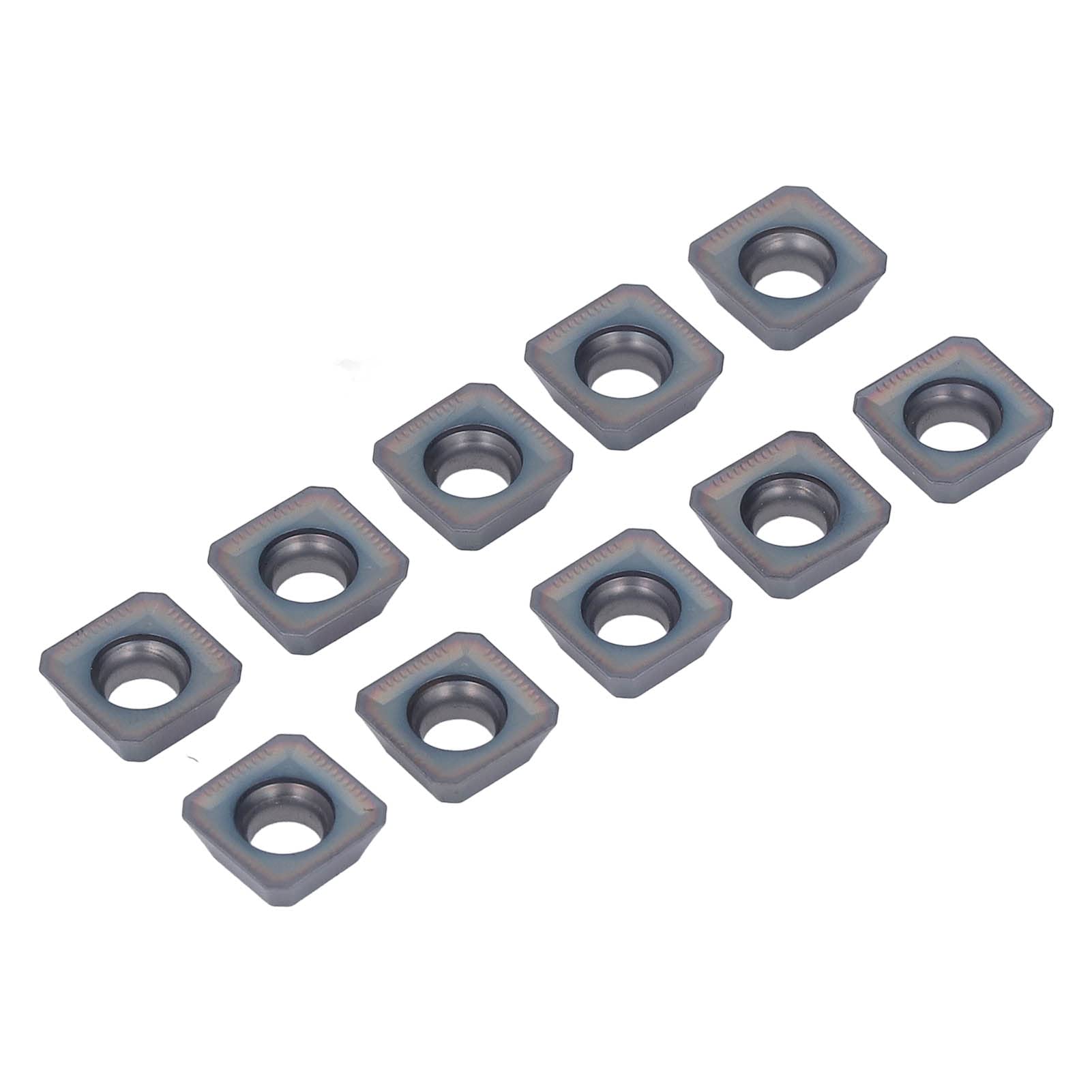 10 Uds SEKT1204AFTN-XM Fresado CNC, Cortadores de Herramientas de Carburo para Mecanizado de Metales, Brocas de Herramientas de Mecanizado de Precisión