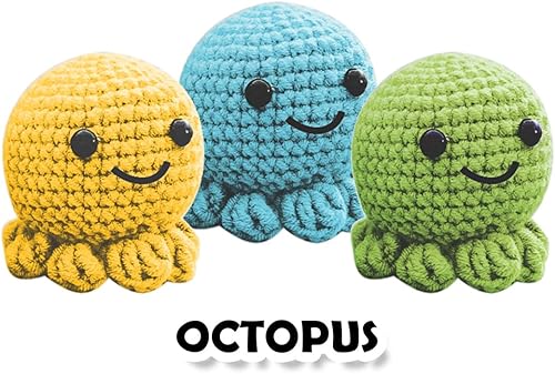 Miniatura 5 de TANOSII Kit de inicio de ganchillo para principiantes Kit de ganchillo para adultos y niños con instrucciones paso a paso y tutoriales en video