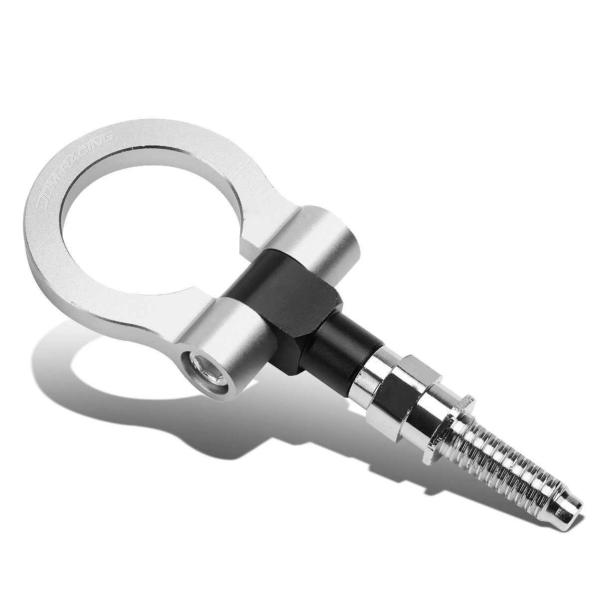 DNA Motoring THK-ZTL-9038-SL Aluminum Front/Rear Tow Hooks (M15.8xP3.175)