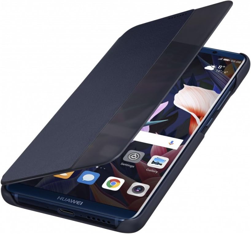 Huawei Mate 10 Pro Flip View Cover, Dark Blue - Suitable for Mate 10 Pro
