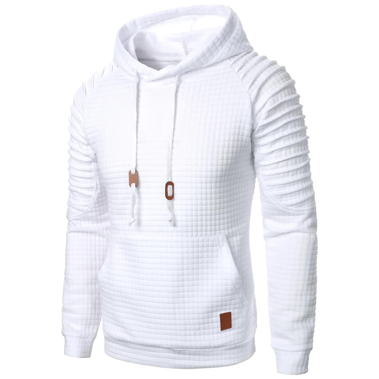Męska bluza z kapturem z długim rękawem moda uliczna jesień męska lekka bluza płaszcz sportowy dres podstawowy z kapturem