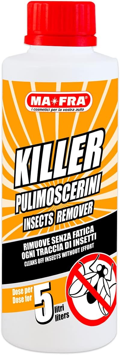 MAFRA, Killer Pulimoscerini, Rimuove Senza Fatica Tracce di Insetti e Moscerini, 250 ml